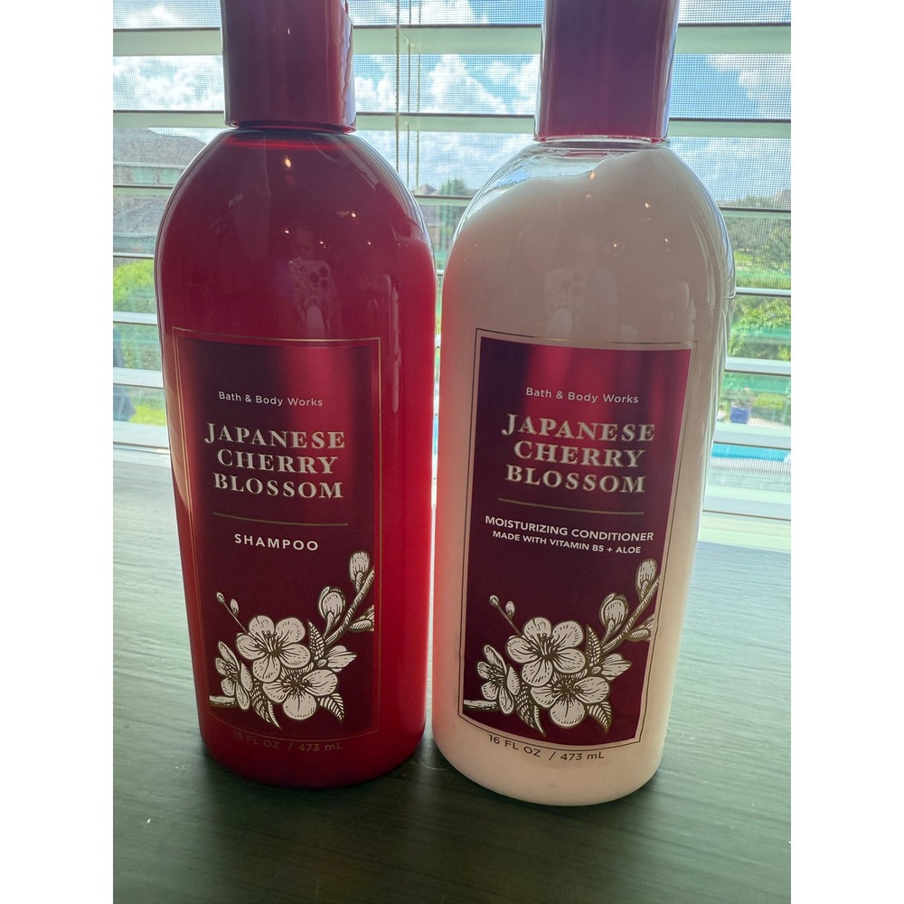 Bath & Body Works Japanese Cherry Blossom shampoo‎ / conditioner